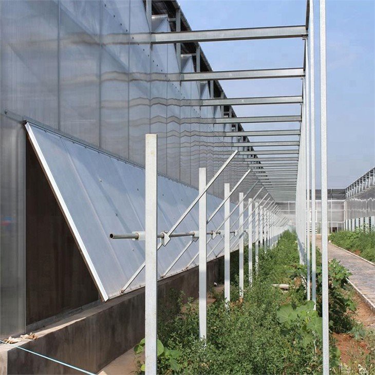 multi span glass greenhouse china